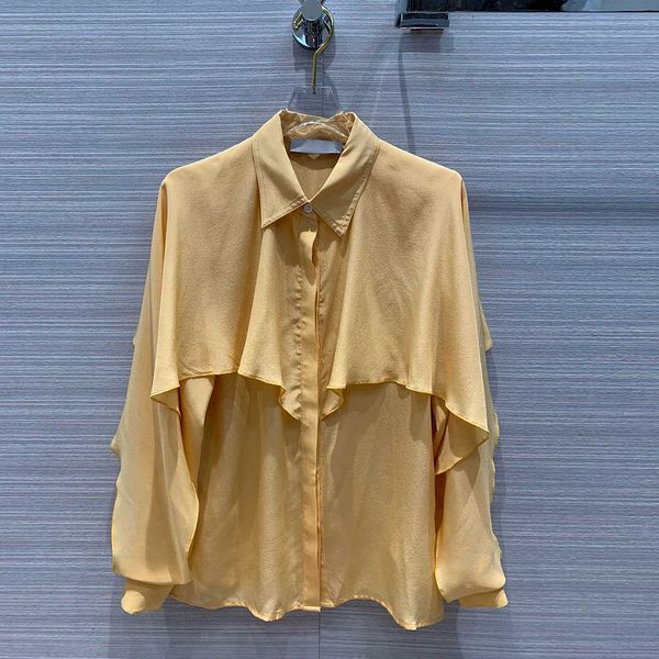 women's knits & tees luxo high-end 100% woman's silk shirt solid color frilly shreds lapels long sleeve casual spring chiffon shir, White
women's knits & tees luxo high-end 100% woman's silk shirt solid color frilly shreds lapels long sleeve casual spring chiffon shir, White