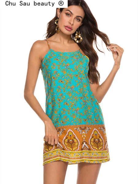beauty boho vintage print sling mini dress women beach chic summer large size dresses female mujer vestido 210514, Black;gray
beauty boho vintage print sling mini dress women beach chic summer large size dresses female mujer vestido 210514, Black;gray