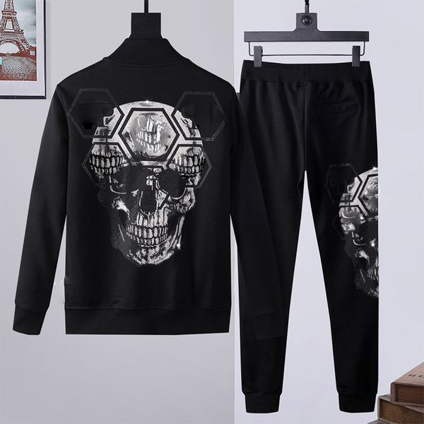 designer tracksuits mens crystal skull cardigan jacket pants piece sets casual hoodie punk sweatshirts print letter long sleeve training lux, Gray
designer tracksuits mens crystal skull cardigan jacket pants piece sets casual hoodie punk sweatshirts print letter long sleeve training lux, Gray