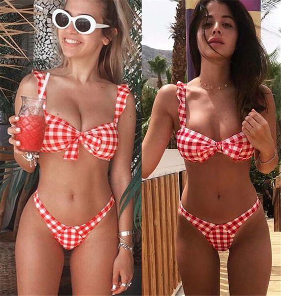 2021 new plaid strappy bikini set push-up padded ruffles swimwear women swimsuit brazilian high cut bathing suit bow beachwear
2021 new plaid strappy bikini set push-up padded ruffles swimwear women swimsuit brazilian high cut bathing suit bow beachwear