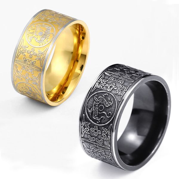vintage stainless steel band ring ancient chinese mythology four great god beast rings for men, Silver
vintage stainless steel band ring ancient chinese mythology four great god beast rings for men, Silver