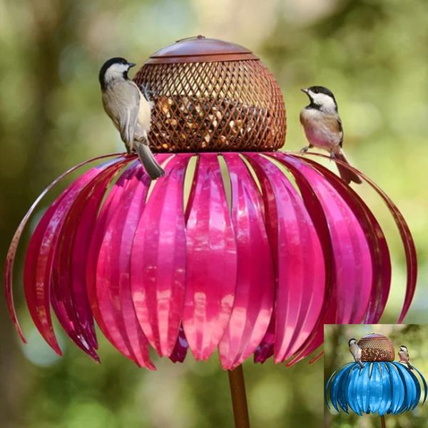 other bird supplies 3 colors coneflower feeder sensation outside rust resistant garden decration art metal pet with stand decor
other bird supplies 3 colors coneflower feeder sensation outside rust resistant garden decration art metal pet with stand decor
