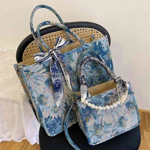 tote large capacity women's 2021 new embroidery shopping bento portable one shoulder canvas bag
tote large capacity women's 2021 new embroidery shopping bento portable one shoulder canvas bag