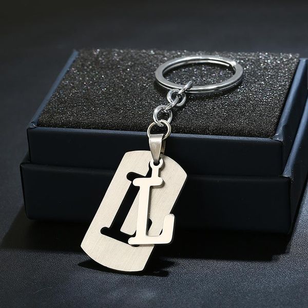 keychains key chain korean version jewelry 26 english letters stainless steel trendy fashion accessories, Silver
keychains key chain korean version jewelry 26 english letters stainless steel trendy fashion accessories, Silver
