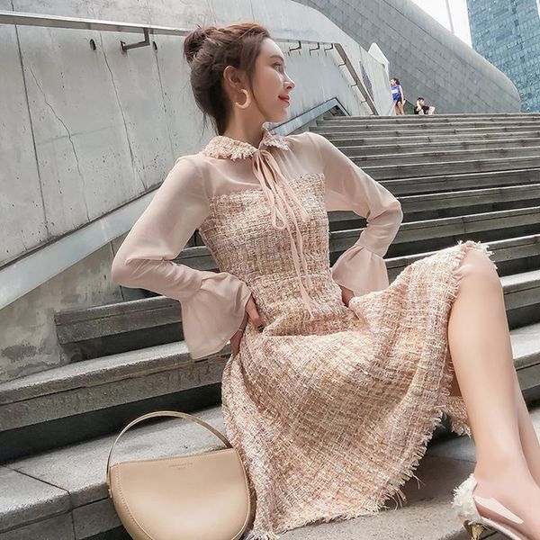 casual dresses fashion women's midi dress nice butterfly long sleeve a line slim autumn winter sweet chic turn down collar wool, Black;gray
casual dresses fashion women's midi dress nice butterfly long sleeve a line slim autumn winter sweet chic turn down collar wool, Black;gray