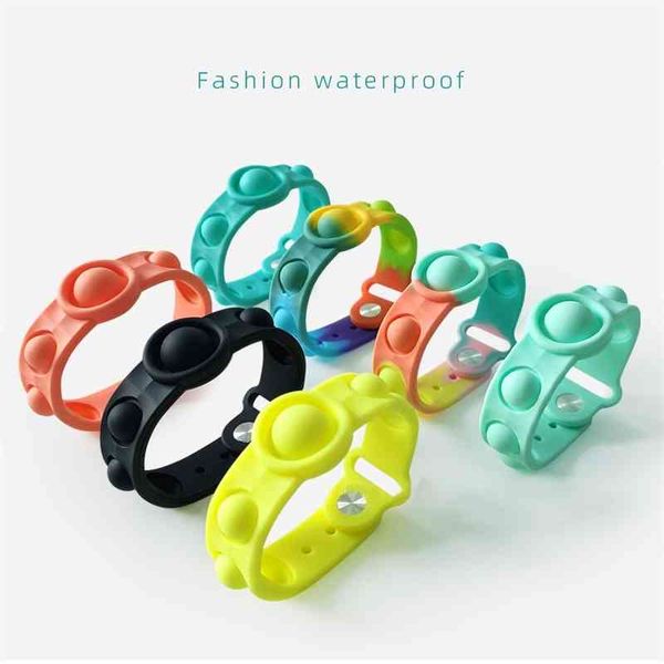 fidget toys relieve stress popit press finger silicone bracelet decompression release pressure push bubble toy
fidget toys relieve stress popit press finger silicone bracelet decompression release pressure push bubble toy
