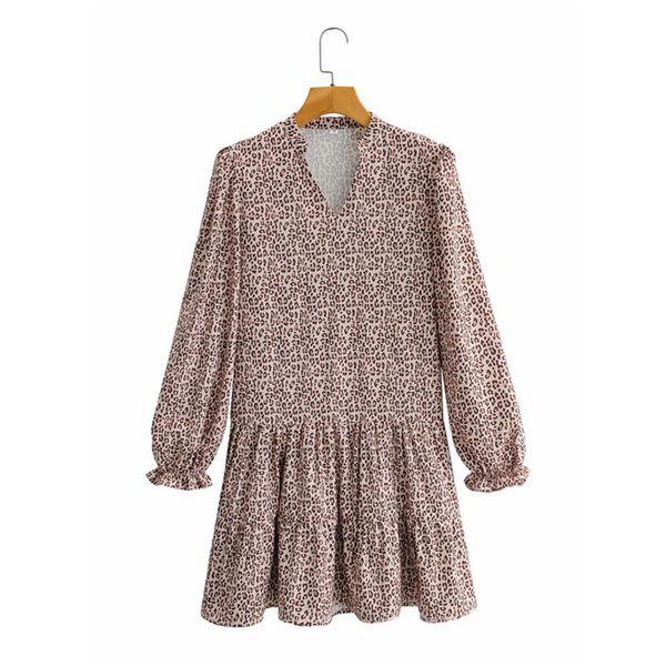 casual dresses vintage woman pink leopard v neck mini 2021 spring fashion ladies a-line draped es female sweet printed wudq, Black;gray
casual dresses vintage woman pink leopard v neck mini 2021 spring fashion ladies a-line draped es female sweet printed wudq, Black;gray