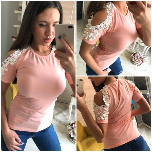 fashion women blouse 2021 ladies summer embroidery beading lace cotton short sleeve casual shirt plus size s-2xl women's blouses & shi, White
fashion women blouse 2021 ladies summer embroidery beading lace cotton short sleeve casual shirt plus size s-2xl women's blouses & shi, White