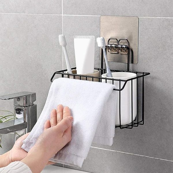 hooks & rails durable wrought iron bathroom drain rack wall hanging storage basket holder organizer support kitchen shelves
hooks & rails durable wrought iron bathroom drain rack wall hanging storage basket holder organizer support kitchen shelves