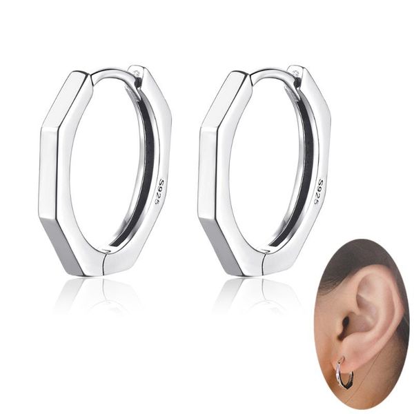hoop & huggie cf fashion 925 sterling silver geometric earrings black gun plated octagon shape earring hoops simple ear buckle unisex, Golden;silver
hoop & huggie cf fashion 925 sterling silver geometric earrings black gun plated octagon shape earring hoops simple ear buckle unisex, Golden;silver