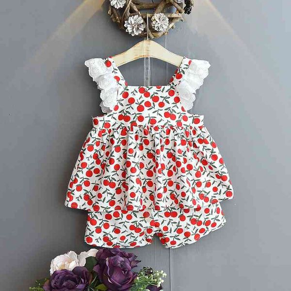 summer girls clothes set fashion lace patchwork sleeveless printed short 2pcs toddler cartoon baby suit 210515, White
summer girls clothes set fashion lace patchwork sleeveless printed short 2pcs toddler cartoon baby suit 210515, White