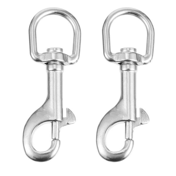 fishing hooks 2pcs stainless steel diving equipment swivel eye bolt snap hook spring dog clip
fishing hooks 2pcs stainless steel diving equipment swivel eye bolt snap hook spring dog clip