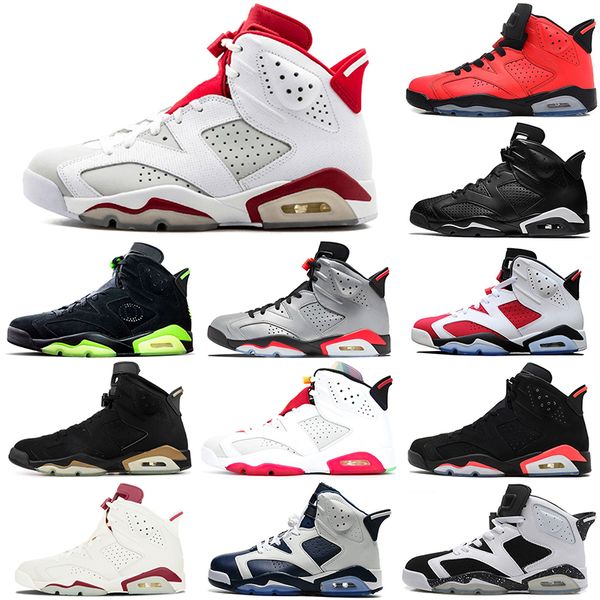 2021 fashion men 6 basketball shoes 6s mens alternate angry bull black cat carmine dmp hare infrared marron olympic oreo sport blue tinker t, White;red
2021 fashion men 6 basketball shoes 6s mens alternate angry bull black cat carmine dmp hare infrared marron olympic oreo sport blue tinker t, White;red