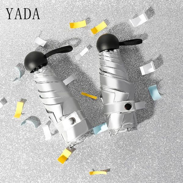 umbrellas yada titanium silver light mini umbrella rainy five pocket folding for women men anti-uv round handle yd170
umbrellas yada titanium silver light mini umbrella rainy five pocket folding for women men anti-uv round handle yd170