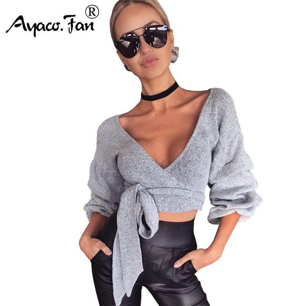 women's sweaters v-neck winter lace up knitted sweater women lantern sleeve loose gray pullovers soft warm autumn casual jumper femme, White;black
women's sweaters v-neck winter lace up knitted sweater women lantern sleeve loose gray pullovers soft warm autumn casual jumper femme, White;black