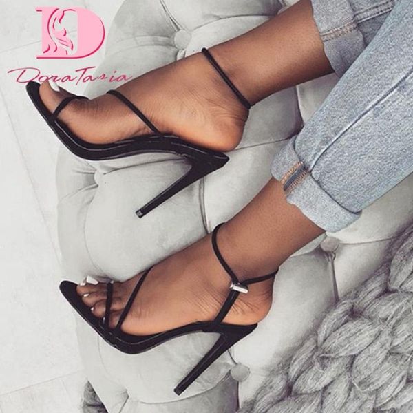 dora tasia 2021 brand design flock women pumps super high heels metal decoration summer party woman sandals, Black
dora tasia 2021 brand design flock women pumps super high heels metal decoration summer party woman sandals, Black