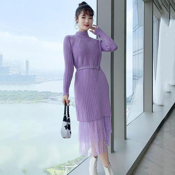 fashion 2021 autumn winter women long sweater dress pullovers warm knitted sweaters pullover dresses lady casual, Black;gray
fashion 2021 autumn winter women long sweater dress pullovers warm knitted sweaters pullover dresses lady casual, Black;gray