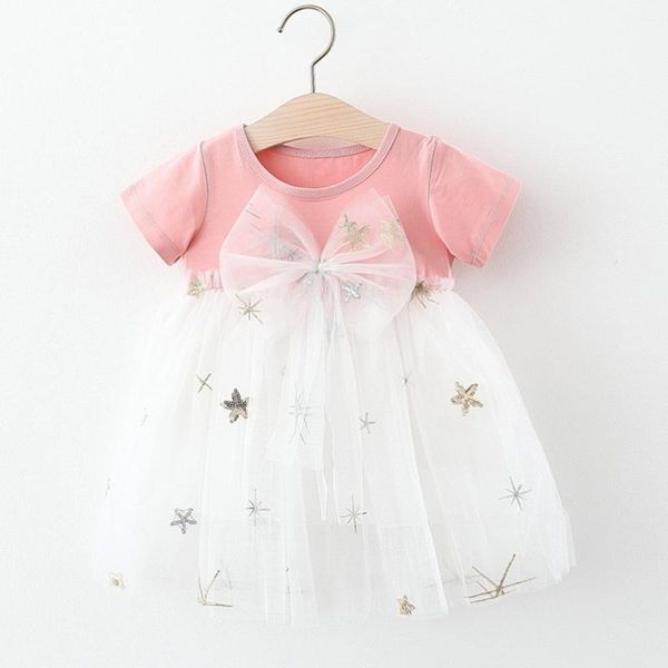 girl's dresses baby kids girls short sleeve bow splicing gauze tutu princess dress elegant infant costume vestido 6m-3 years summer, Red;yellow
girl's dresses baby kids girls short sleeve bow splicing gauze tutu princess dress elegant infant costume vestido 6m-3 years summer, Red;yellow