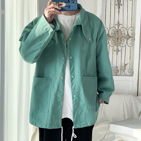 men's jackets autumn green/black/beige cotton jacket fashion big pocket casual mens streetwear loose hip-hop bomber men, Black;brown
men's jackets autumn green/black/beige cotton jacket fashion big pocket casual mens streetwear loose hip-hop bomber men, Black;brown