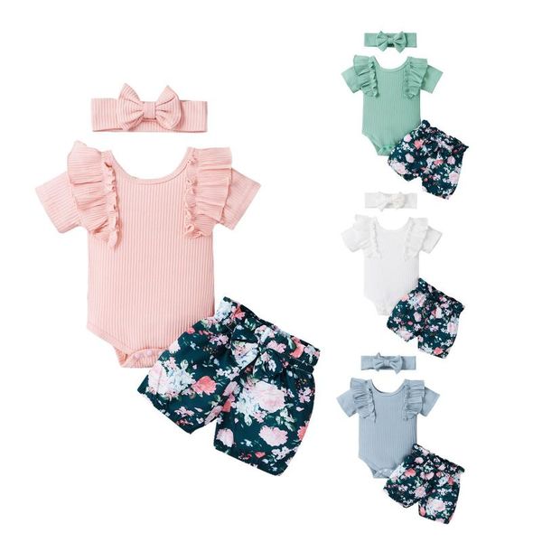 summer girls sets born baby girl clothes ruffles short sleeve romper shorts outfit with bow 0-18 months clothing, White
summer girls sets born baby girl clothes ruffles short sleeve romper shorts outfit with bow 0-18 months clothing, White