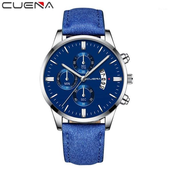 sport chronograph men watch relogio masculino leather business quartz clock creative army military wrist watches wristwatches, Slivery;brown
sport chronograph men watch relogio masculino leather business quartz clock creative army military wrist watches wristwatches, Slivery;brown