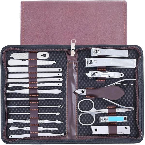 nail art kits 20pcs clipper set professional manicure pedicure scissors household grooming kit tools portable travel case
nail art kits 20pcs clipper set professional manicure pedicure scissors household grooming kit tools portable travel case