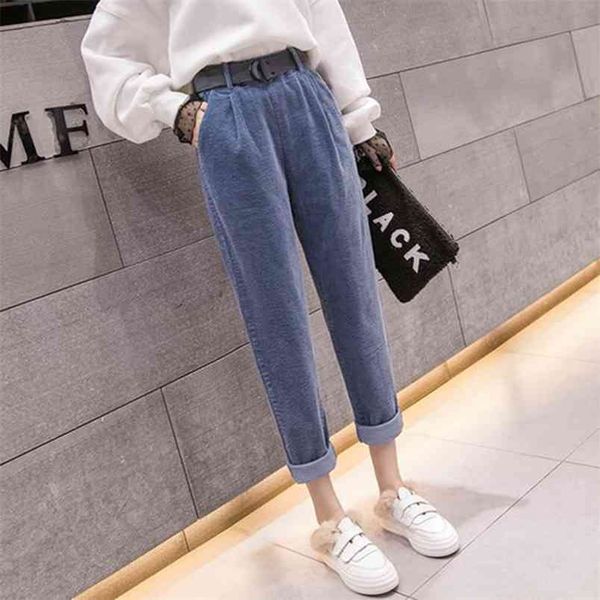 autumn winter women elastic waist loose pants all-matched casual corduroy harem female trousers plus size s222 210512, Black;white
autumn winter women elastic waist loose pants all-matched casual corduroy harem female trousers plus size s222 210512, Black;white