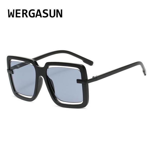 sunglasses wergasun oversized square women 2021 fashion large frame sun glasses masculino, White;black
sunglasses wergasun oversized square women 2021 fashion large frame sun glasses masculino, White;black