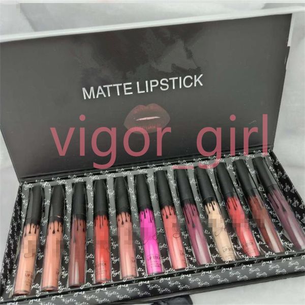 lip gloss kl brand 12 color lipstick liquid matte lips stick make up set ship
lip gloss kl brand 12 color lipstick liquid matte lips stick make up set ship