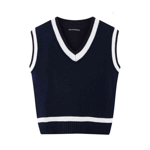 women's shorts vintage girls sweet v neck knitted vest pullovers 2021 spring fashion ladies cute short sweaters casual women chic, White;black
women's shorts vintage girls sweet v neck knitted vest pullovers 2021 spring fashion ladies cute short sweaters casual women chic, White;black