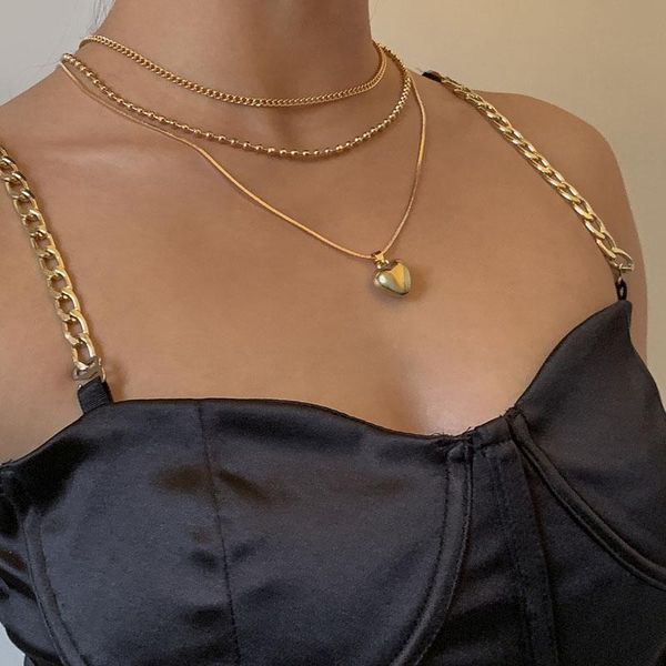 chains fashion metal clavicle chain necklace women romantic heart pendant for jewelry wholesale valentine's gift xr-87, Silver
chains fashion metal clavicle chain necklace women romantic heart pendant for jewelry wholesale valentine's gift xr-87, Silver