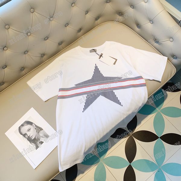 22ss men women designers t-shirts tee five pointed star print short sleeve man crew neck paris fashion streetwear white black xs
22ss men women designers t-shirts tee five pointed star print short sleeve man crew neck paris fashion streetwear white black xs