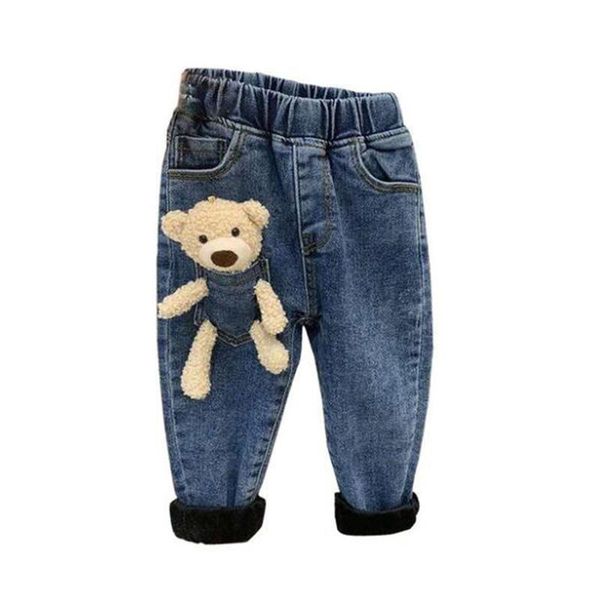 jeans 2-6 years winter girls boys cute cartoon bear pant baby kids children thick warm fleece denim trousers 2021, Blue
jeans 2-6 years winter girls boys cute cartoon bear pant baby kids children thick warm fleece denim trousers 2021, Blue