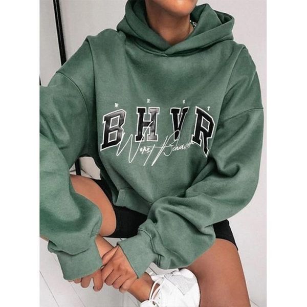american vintage green letter print oversized hoodies women pullover pocket fall winter plus size streetwear female fashion women's &, Black
american vintage green letter print oversized hoodies women pullover pocket fall winter plus size streetwear female fashion women's &, Black