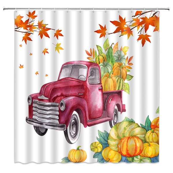 watercolor red car shower curtains farm truck pumpkin maple leaf autumn scenery pattern print bathroom decor polyester fabric
watercolor red car shower curtains farm truck pumpkin maple leaf autumn scenery pattern print bathroom decor polyester fabric