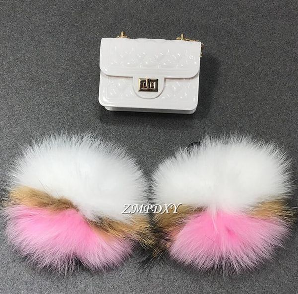 slipper kids fur slides furry home slippers with jelly bags girls fluffy rainbow shoes flat plush sandals flip flops baby coin purse, Black;grey
slipper kids fur slides furry home slippers with jelly bags girls fluffy rainbow shoes flat plush sandals flip flops baby coin purse, Black;grey
