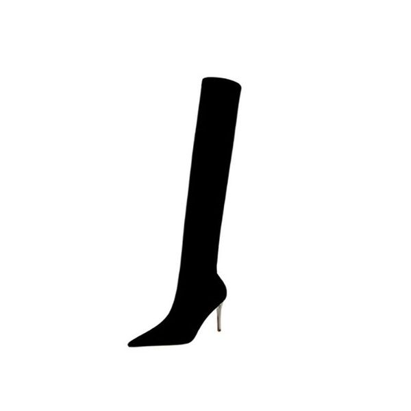 boots 2021 winter elastic sock over knee lady pointed toe high thick heel black party stage designer
boots 2021 winter elastic sock over knee lady pointed toe high thick heel black party stage designer