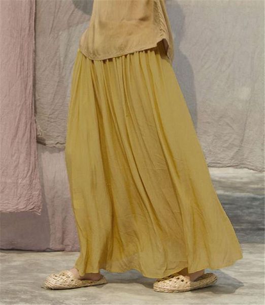skirts original summer style small fresh forest wind turmeric elastic waist drop feeling art large size loose big swing skirt, Black
skirts original summer style small fresh forest wind turmeric elastic waist drop feeling art large size loose big swing skirt, Black