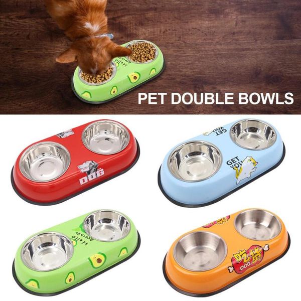 dog bowls & feeders double pet water feeder stainless steel drinking dish cat puppy feeding supplies small accessories
dog bowls & feeders double pet water feeder stainless steel drinking dish cat puppy feeding supplies small accessories
