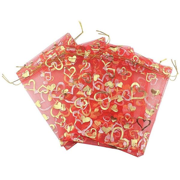 9x12cm heart printed red organza bags jewelry pouch drawstring pouches wedding favors candy gift wrap
9x12cm heart printed red organza bags jewelry pouch drawstring pouches wedding favors candy gift wrap