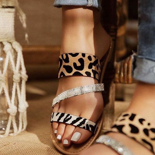 women slippers woman fashion bling crystal slider beach shoes leopard flat 2021 summer travel footwear, Black
women slippers woman fashion bling crystal slider beach shoes leopard flat 2021 summer travel footwear, Black