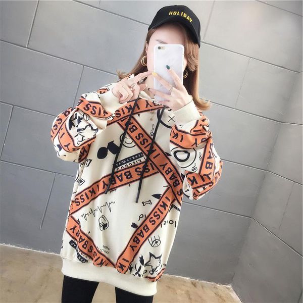 hooded sweater women early spring korean version of loose harajuku bf lazy style thin student all-match jacket tide y220 women's hoodie, Black
hooded sweater women early spring korean version of loose harajuku bf lazy style thin student all-match jacket tide y220 women's hoodie, Black