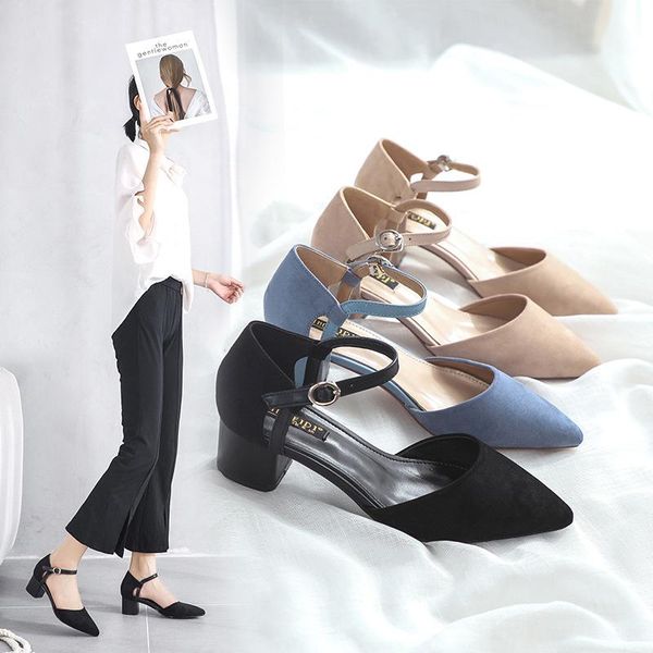 pointy toe cover heels women sandals slippers cut out sandalias summer modern shoes woman thick buckle belt flock sandalen, Black
pointy toe cover heels women sandals slippers cut out sandalias summer modern shoes woman thick buckle belt flock sandalen, Black