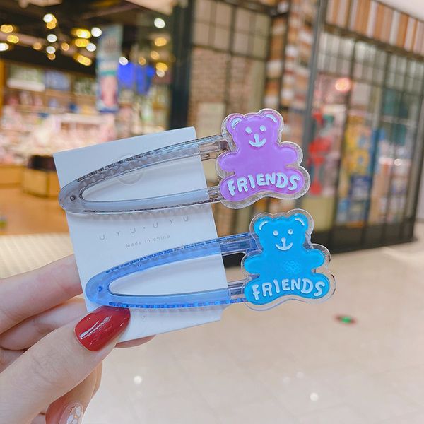 barrettes hairpin transparent candy color bear south korea east gate side clip banger japan and girl heart headdress, Golden;silver
barrettes hairpin transparent candy color bear south korea east gate side clip banger japan and girl heart headdress, Golden;silver