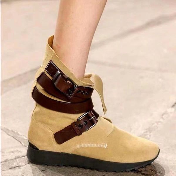 boots leather women shoes winter buckle short booties fashion show zapatos de mujer desginer lady mixed color woman, Black
boots leather women shoes winter buckle short booties fashion show zapatos de mujer desginer lady mixed color woman, Black