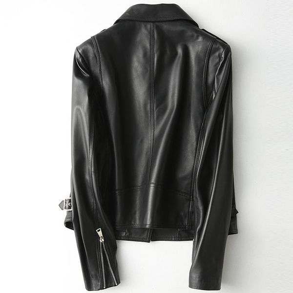 women's leather & faux geniune female sheepskin coat black slim bomber jacket spring autumn hq29-yy2922a mf226
women's leather & faux geniune female sheepskin coat black slim bomber jacket spring autumn hq29-yy2922a mf226