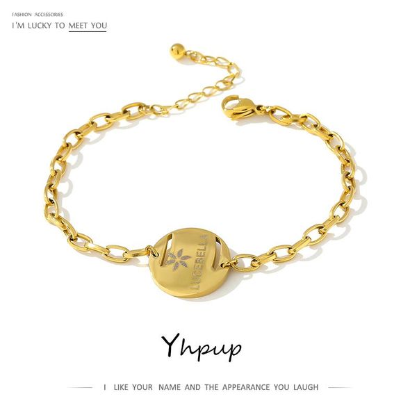 charm bracelets yhpup stainless steel bangle bracelet for women gold metal chain wrist statement jewelry accessories gift 2021, Golden;silver
charm bracelets yhpup stainless steel bangle bracelet for women gold metal chain wrist statement jewelry accessories gift 2021, Golden;silver