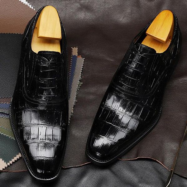 dress shoes elegant real genuine leather man formal office pointed toe laces men's wedding party oxfords for gentleman sg247, Black
dress shoes elegant real genuine leather man formal office pointed toe laces men's wedding party oxfords for gentleman sg247, Black