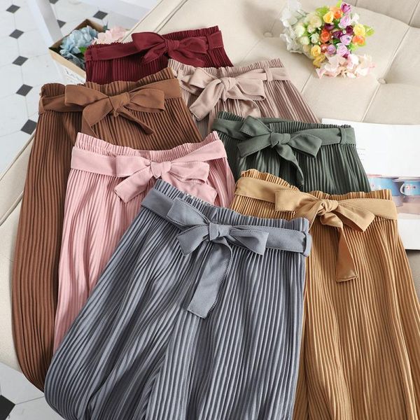 women's pants & capris fmfssom korean autumn wide leg women casual high waist with bow belt 2021 pleated pant trousers femme, Black;white
women's pants & capris fmfssom korean autumn wide leg women casual high waist with bow belt 2021 pleated pant trousers femme, Black;white