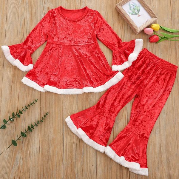 kids clothing sets girls christmas golden velvet outfits children flare sleeve +flared pants 2pcs/set spring autumn fashion baby xmas clothe, White
kids clothing sets girls christmas golden velvet outfits children flare sleeve +flared pants 2pcs/set spring autumn fashion baby xmas clothe, White